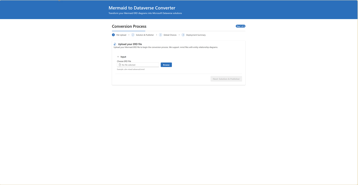 Step 1 Upload